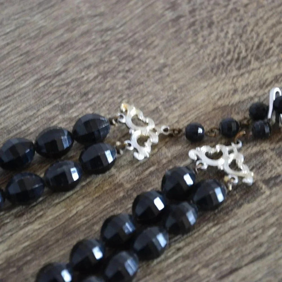 Vtg Two Strand  Costume Necklace - Picture 5 of 6